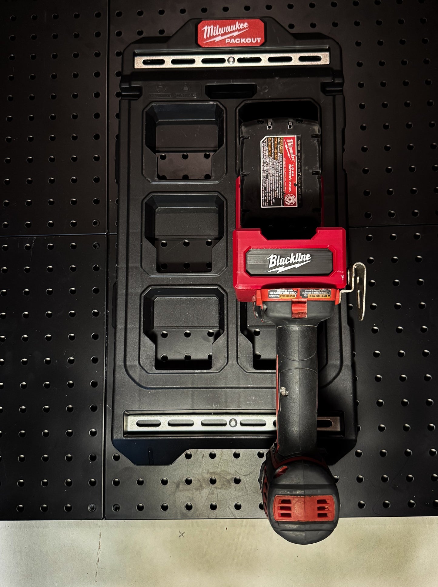 VERT-Dock-Milwaukee Drill Organizer