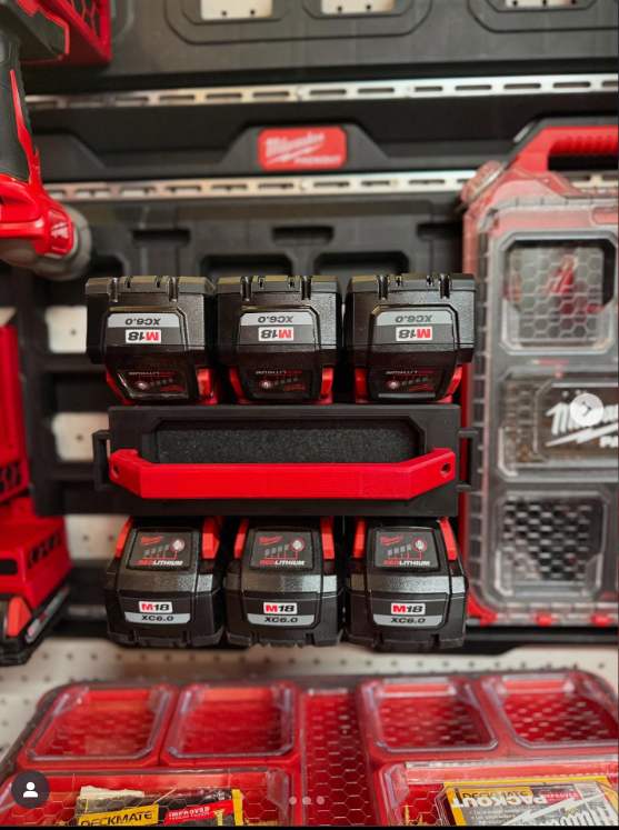 PowerNest-Milwaukee Battery Carrier