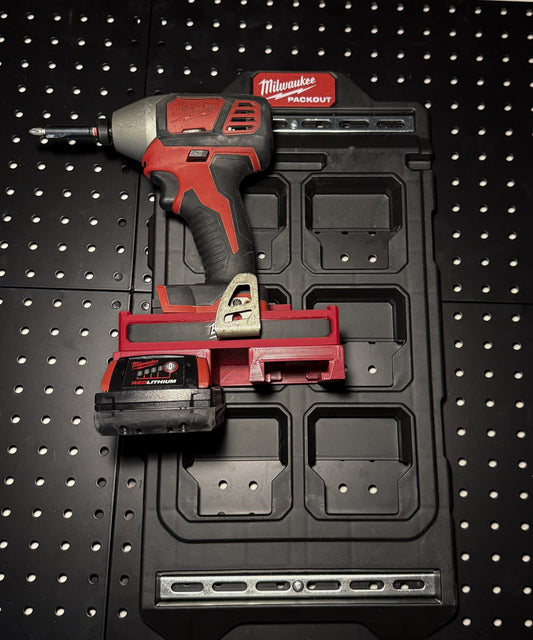 Power Deck-Milwaukee Tool and Battery Organizer